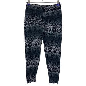 Black gray Fair Isles leggings by Wet Seal, size XL soft cozy sweater knit